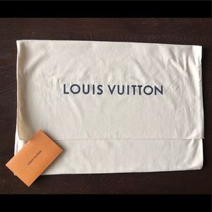 Authentic new Louis Vuitton dust bag. 22”x15”
